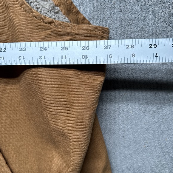 Carhartt‎ Sherpa Lined Duck Vest Brown Workwear Mock Neck Mens 2XL - Picture 8 of 14